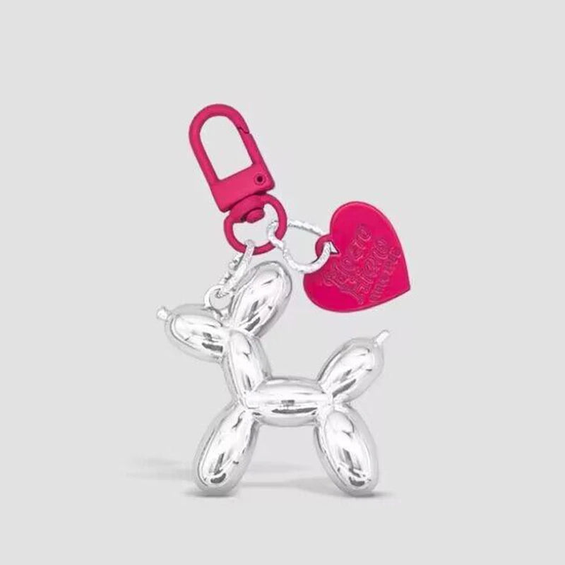 Y2K Balloon Dog Keychain Models for Girls Sweet Ins Style Balloon Dog Phone Chain Key Buckle Accessories Bag Pendant Toys New