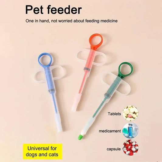 1PC Pet Propulsive Silicone Drug Feeder Tablet Liquid Comfortable Dog And Cat Universal Safe, Easy To Clean And Use Repeatedly