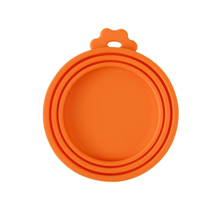 Pet Food Can Cover Portable Silicone Fresh Preservation Canned Lid Seal Cover Health Pet Daily Supplies Pet Food Silicone Cover