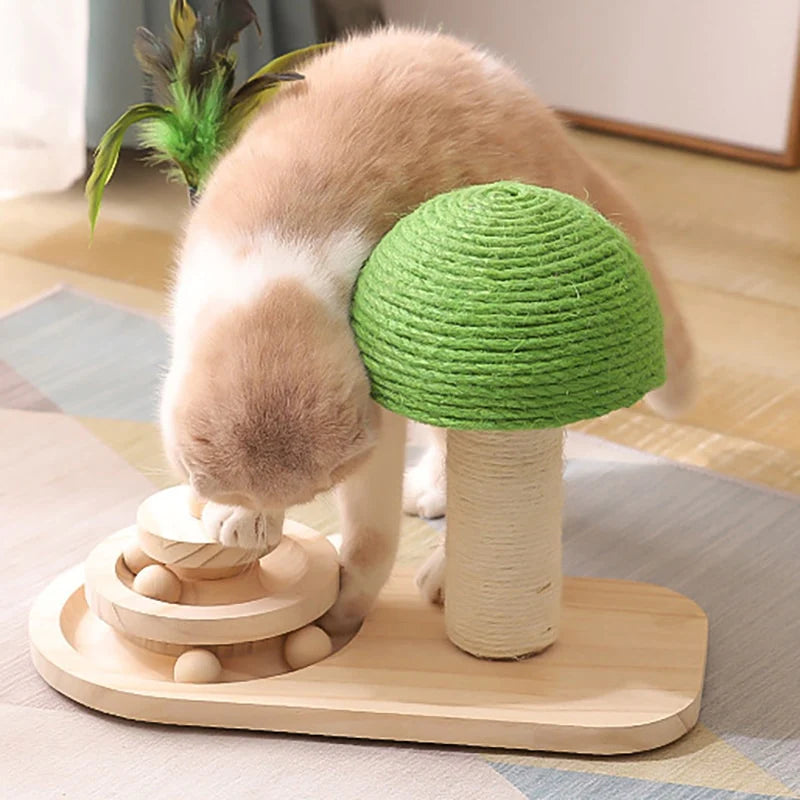 Tree Scratching Post with Toy for Cat