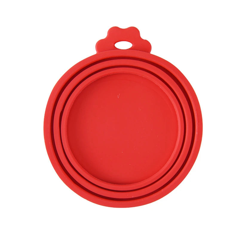 Pet Food Can Cover Portable Silicone Fresh Preservation Canned Lid Seal Cover Health Pet Daily Supplies Pet Food Silicone Cover