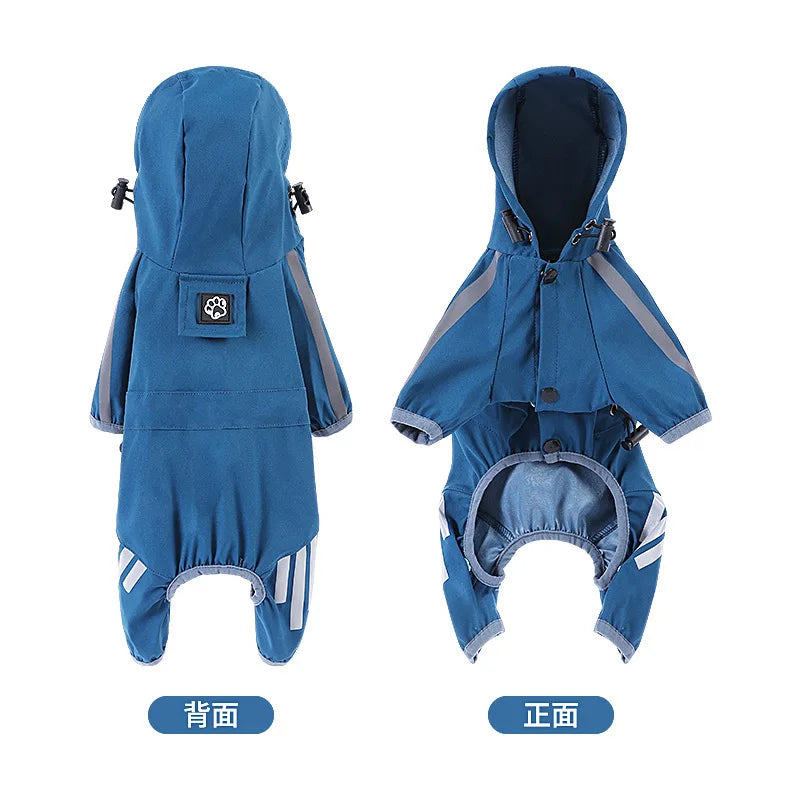 Waterproof Dog Clothes for Small Dogs Pet Rain Coats Jacket Puppy Raincoat Reflective Strip Yorkie Chihuahua Clothes Pet Product